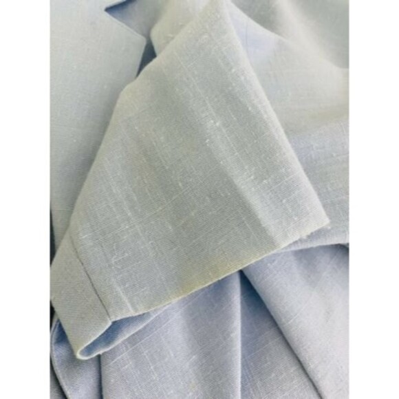 Vintage JBJ Sportswear Blue Long Skirt Suit Sz 16? Belt & 2 Pockets USA *Flaw* - Picture 5 of 10